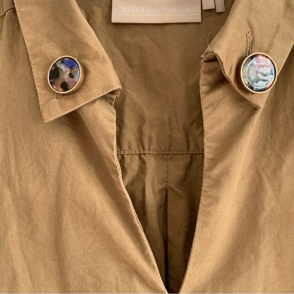 Karen By Simonsen FONZIEKB Long Sleeved Tunic Shirt Apple Cinnamon - Picture 7 of 14